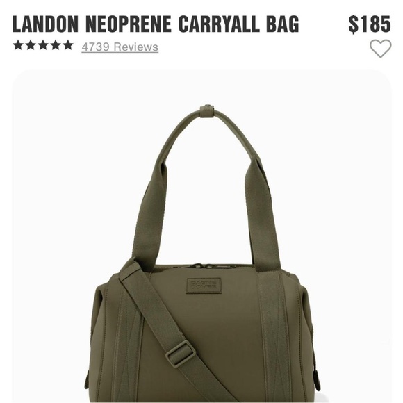 Dagne Dover Olive Travel Bag - Picture 2 of 6